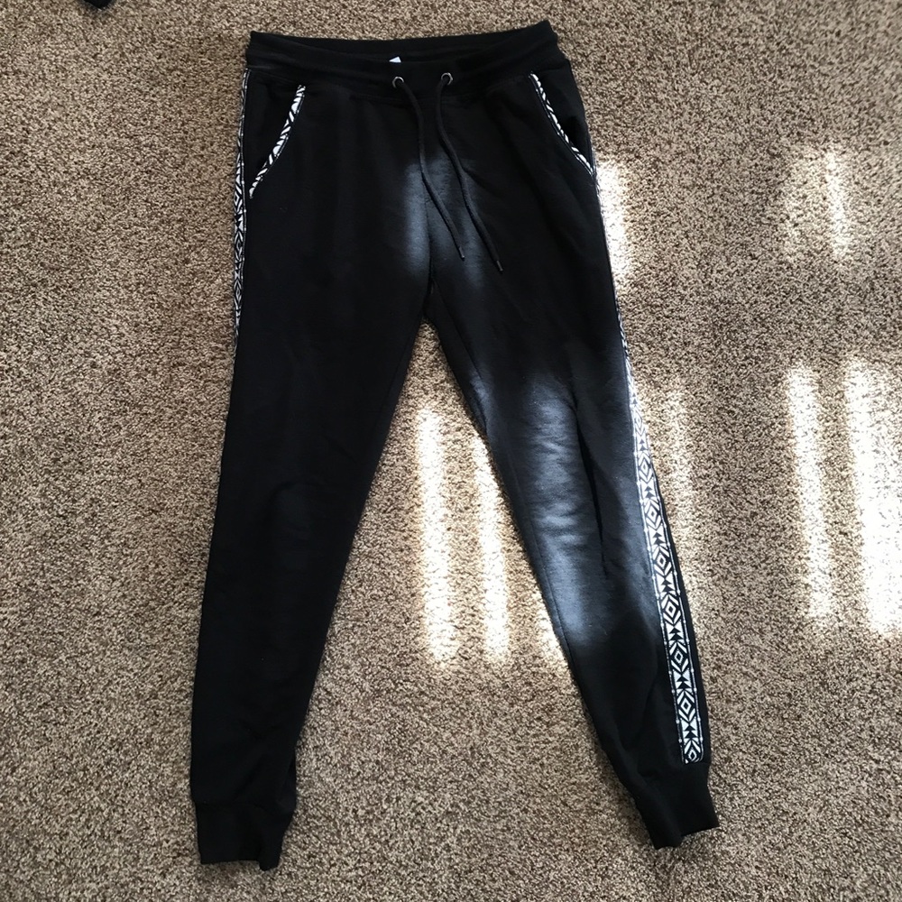 Black Cotton Joggers